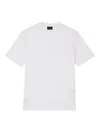 Emporio Armani Capsule Cotton Blend T Shirt In White