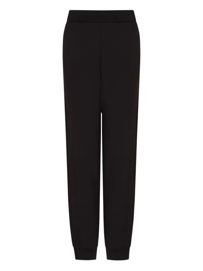 Emporio Armani Capsule Cotton Sweatpants In Black