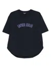Emporio Armani Crew Neck Cotton T-shirt With Curved Hem