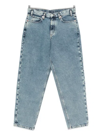 Emporio Armani Capsule Pre Denim Cotton Jeans In Blue