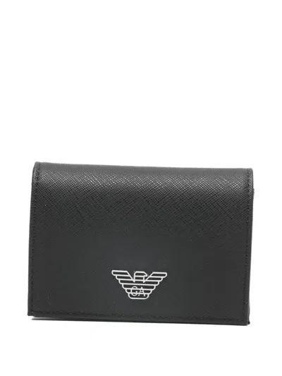 Emporio Armani Card Holder In Black