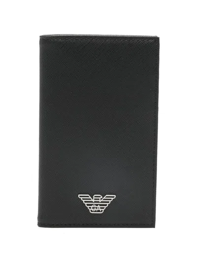 Emporio Armani Card Holder In Black