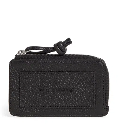 Emporio Armani Card Holder In Black