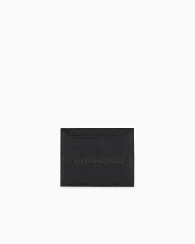 Emporio Armani Card Holders In Black