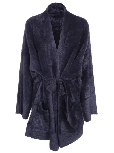 Emporio Armani Cardigan Black Cardigan In Blue