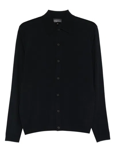 Emporio Armani Cardigan In Blue