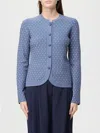 Emporio Armani Cardigan  Woman Color Blue 1 In Blue