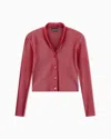 Emporio Armani Cardigan En Tissu Envers Et Endroit À Effet Vanisé