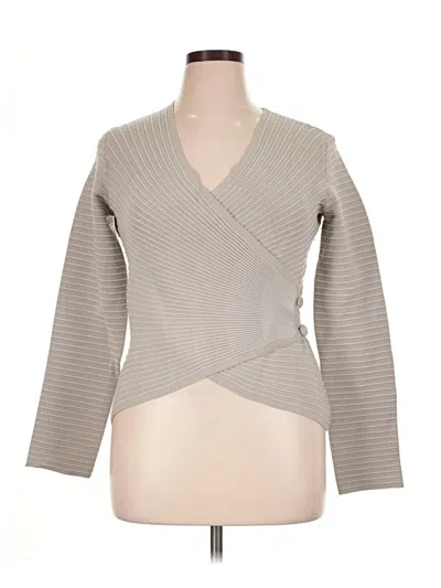 Emporio Armani Cardigan Sweater In Gray