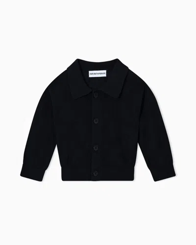 Emporio Armani Cardigans In Blue