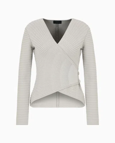 Emporio Armani Cardigans In Grey