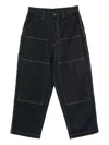 Emporio Armani Cargo Denim Jeans In Blue