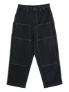Emporio Armani Cargo Denim Jeans In Blue