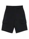 Emporio Armani Cargo-pocket Shorts In Black