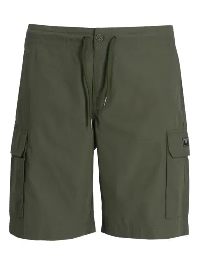 Emporio Armani Cargo Shorts In Green