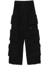 Emporio Armani Cargo Trousers In Black