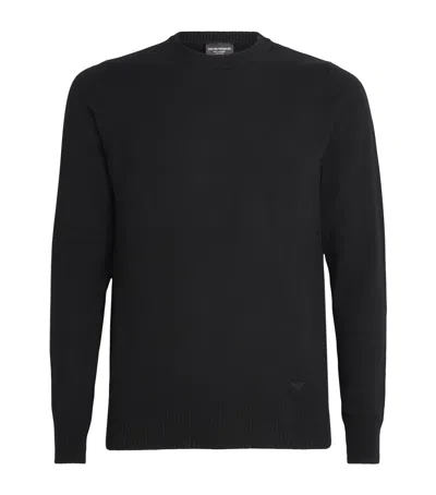 Emporio Armani Cashmere Sweater In Black