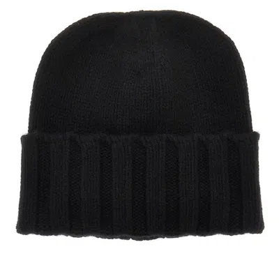 EMPORIO ARMANI CASHMIRE KNITTED BEANIE HAT
