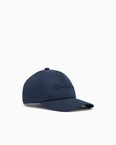 EMPORIO ARMANI BASEBALL CAP WITH EMPORIO ARMANI EMBROIDERY