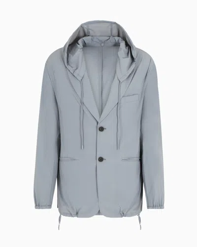 Emporio Armani Casual Jackets In Grey