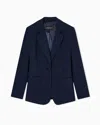 Emporio Armani Casual Jackets In Navy