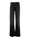 Emporio Armani J9d Flared Jeans In Negro