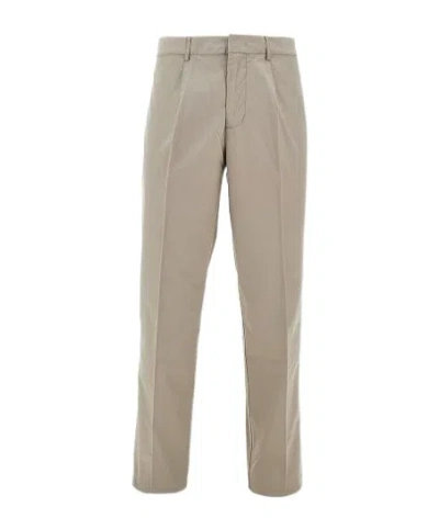 Emporio Armani Casual Pants With Belt Loops In Neutral