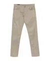Emporio Armani Slim Leg Denim Cotton Jeans In Grey