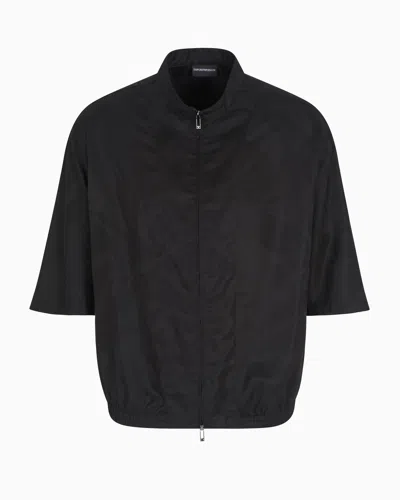 Emporio Armani Casual Shirts In Black