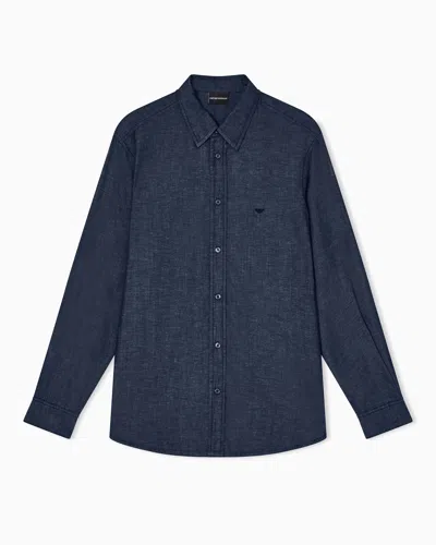 Emporio Armani Buttoned Shirt In Multi