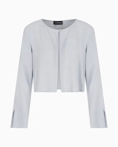 Emporio Armani Casual Shirts In Light Blue