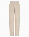 Emporio Armani Casual Trousers In Beige