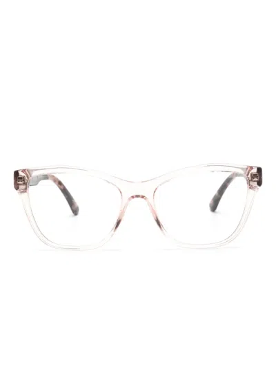 Emporio Armani Cat Eye-frame Glasses In 粉色