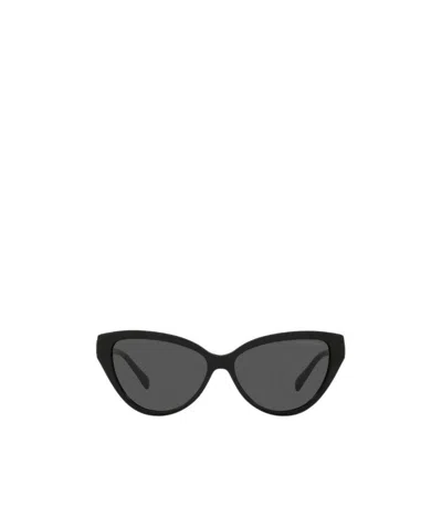Emporio Armani Cat's Eye Frame Sunglasses In Black
