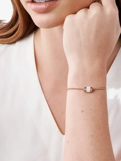 Emporio Armani Chain Ceramic Bracelet In Gold