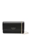 Emporio Armani Chain-strap Clutch Bag In Black
