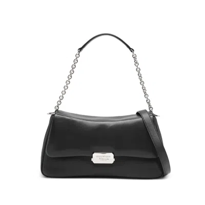 Emporio Armani Chain-strap Shoulder Bag In Black