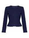 Emporio Armani Blazer  Woman Color Blue In Azul