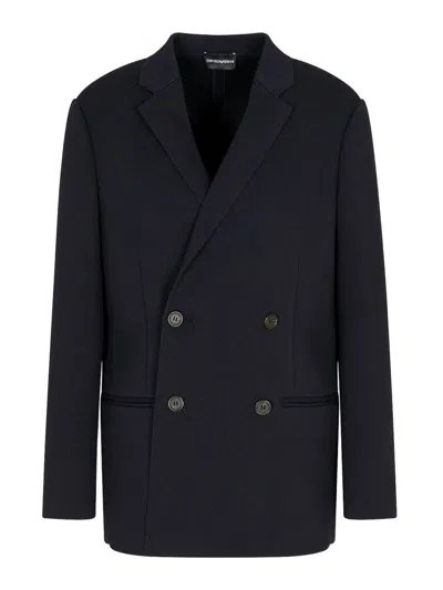 EMPORIO ARMANI CHAQUETA CASUAL - AZUL
