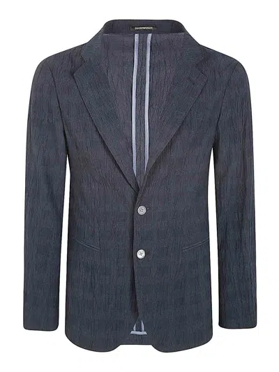 Emporio Armani Jacket Clothing In Blue