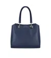 Emporio Armani Myea Small Shopping Bag In Blue