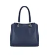 Emporio Armani Myea Small Shopping Bag In Blue