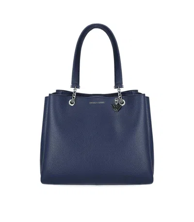 Emporio Armani Charm Navy Blue Shopping Bag