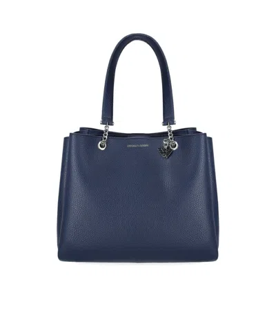 Emporio Armani Charm Navy Blue Shopping Bag