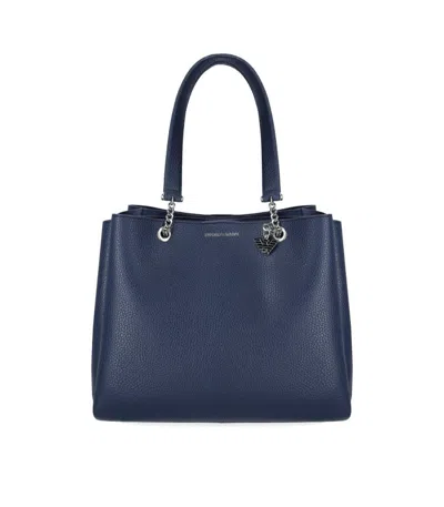 Emporio Armani Charm Navy Blue Shopping Bag