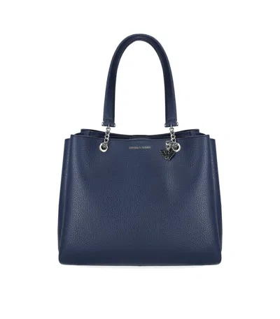 Emporio Armani Charm Navy Blue Shopping Bag