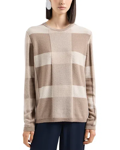 EMPORIO ARMANI CHECKERED SWEATER