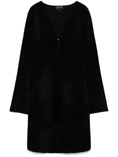 Emporio Armani Dress  Woman Color Black In Schwarz