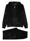 Emporio Armani Chenille Tracksuit In Black