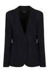 Emporio Armani Chevron Single-breasted Blazer